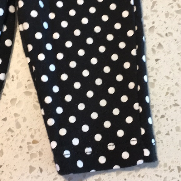3/$15 Baby HQ Black & White Polka Dot Pants - Picture 4 of 6